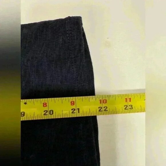 Marled essentials navy blue tank top size medium cotton blend pullover - Picture 10 of 10